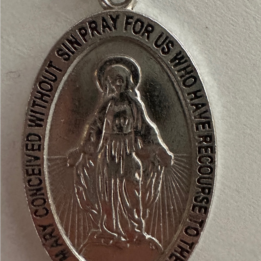 Virgin Mary metal